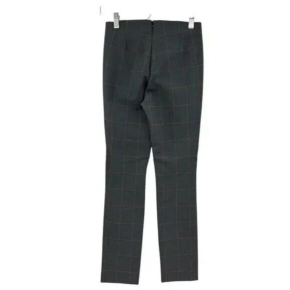 Rag and Bone Simone Check Pant Grey Multi Red Plaid Check Print Size 10 - Picture 4 of 8